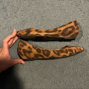 Merona leopard flats